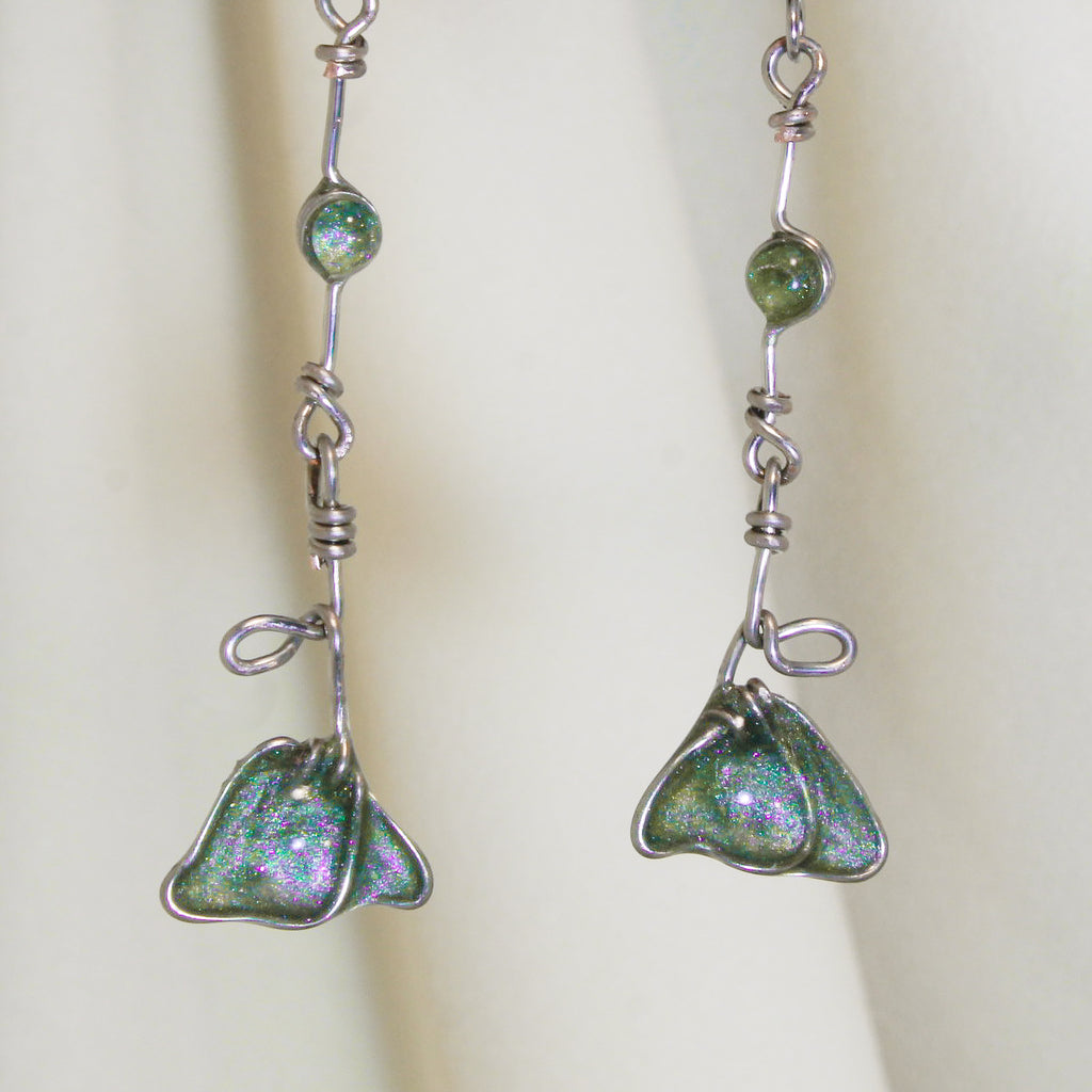 Violet Army - Enchanted Flower Earrings